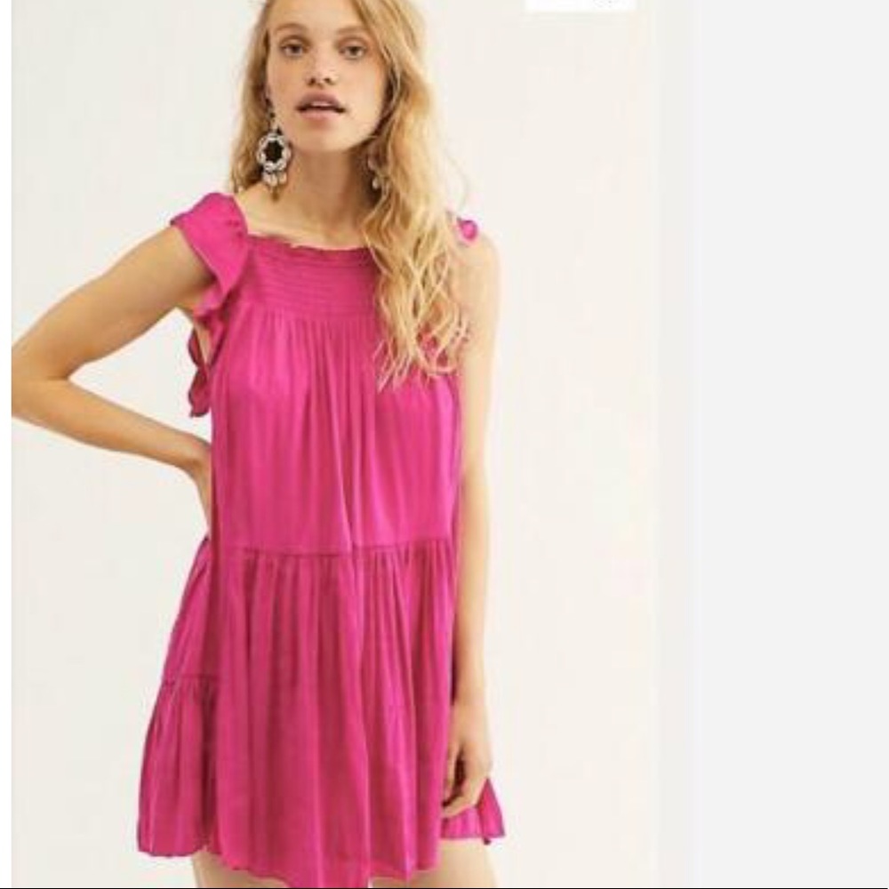 NWT Free People Intimately Fushia / Orchid Dress